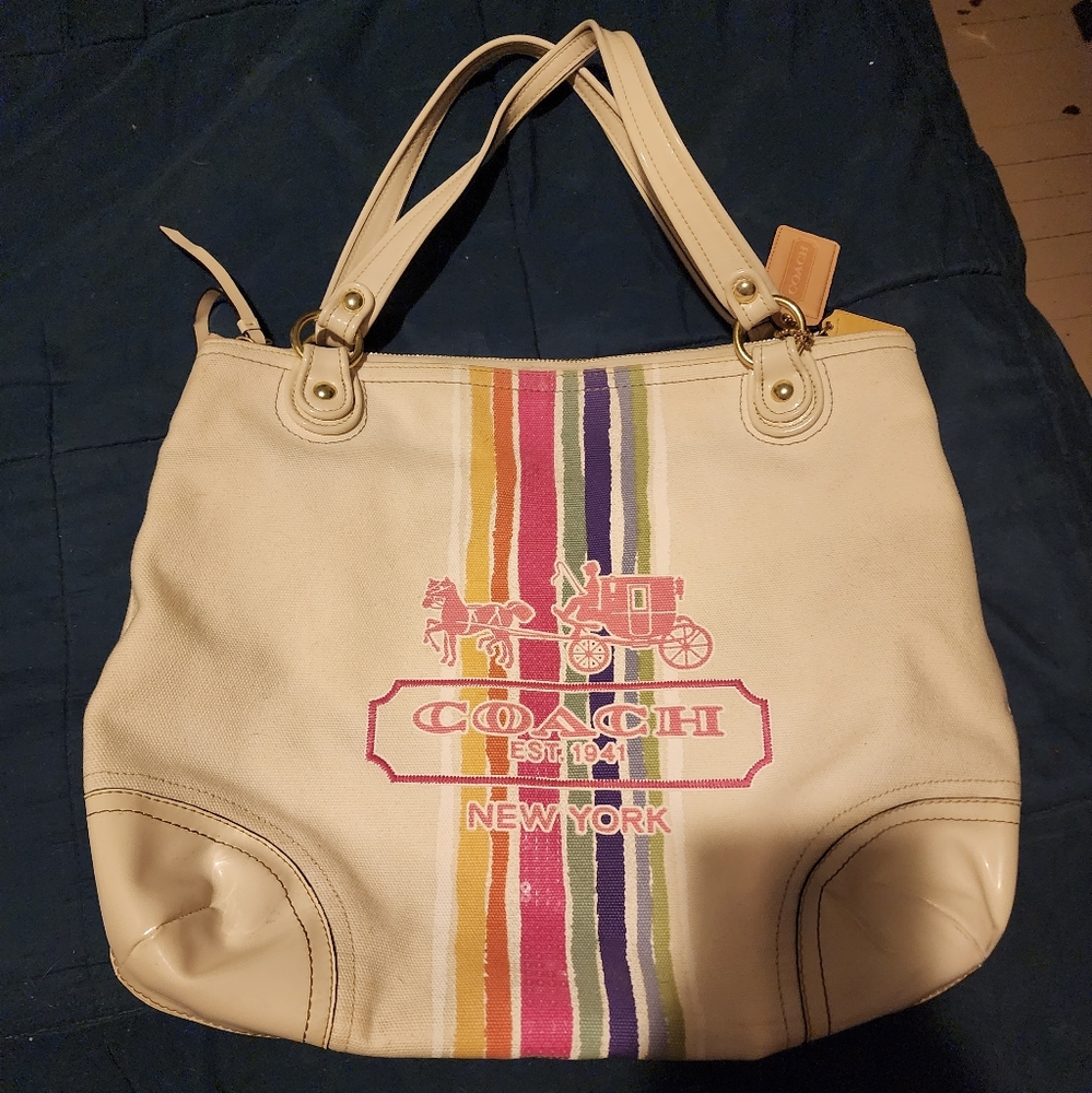 Canvas Coach Purse